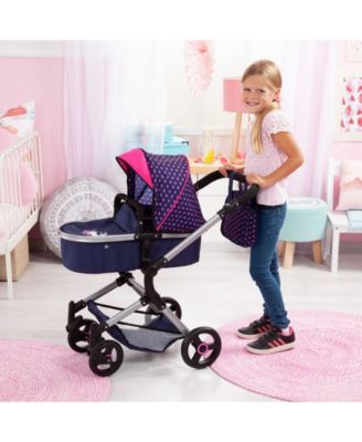 Baby Doll City Vario Pram Baby Doll Stroller with Diaper Bag