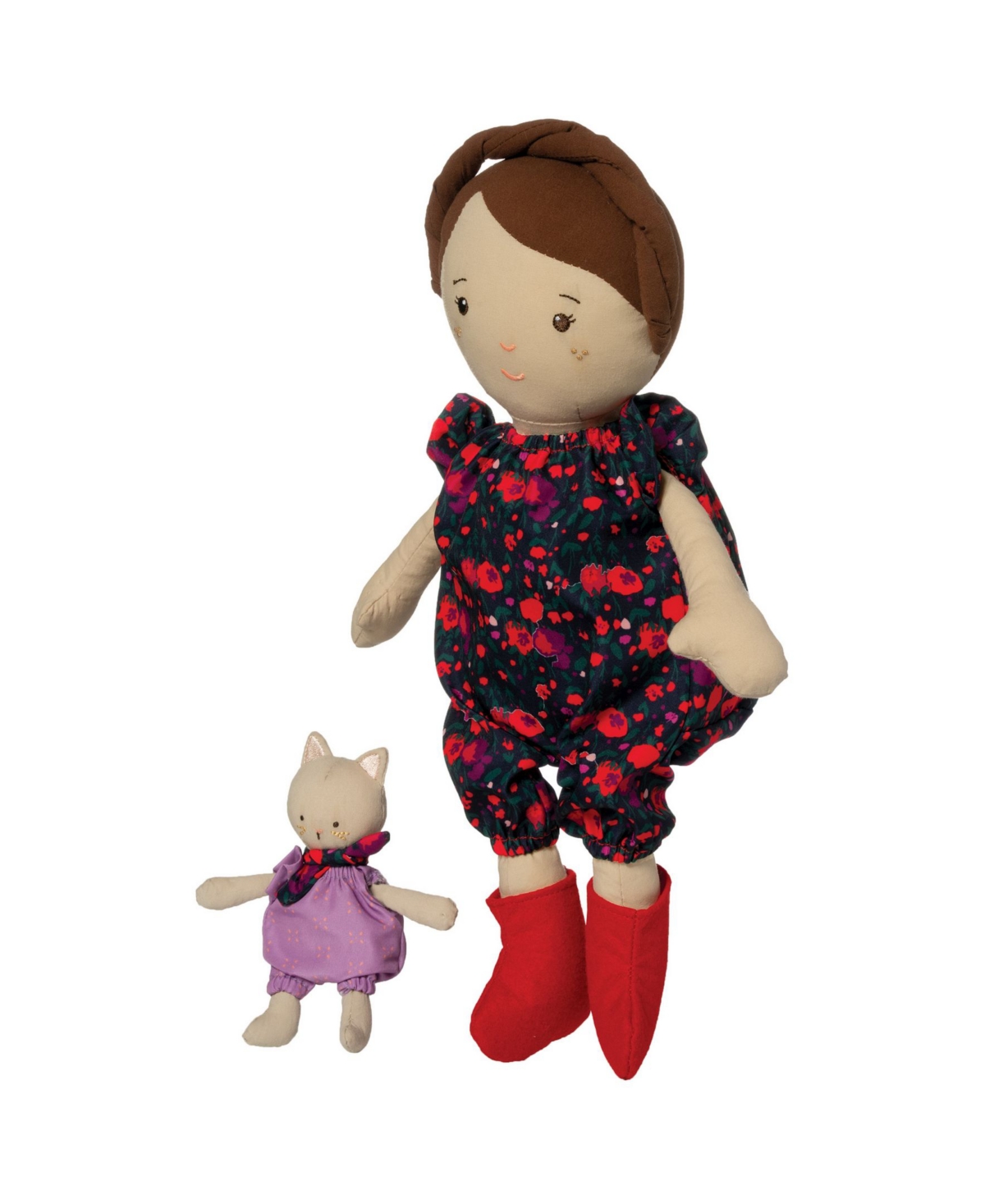 Shop Manhattan Toy Company Playdate Friends Freddie 14" Doll With Companion Stuffed Animal In Multi