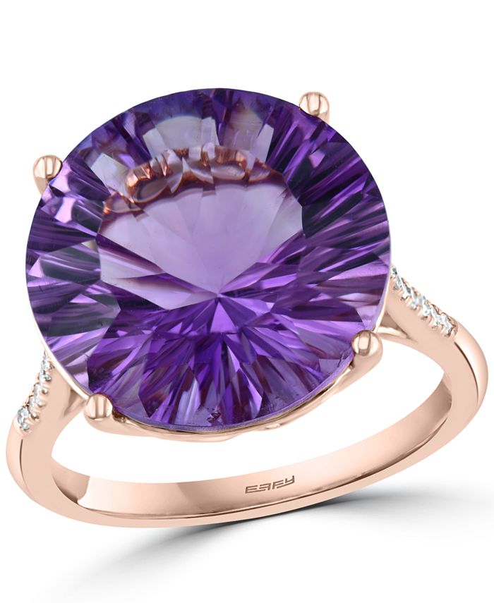 Macy's amethyst ring 2025