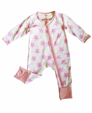 Baby Girls Viscose from Bamboo 2 Way Zippy Coverall