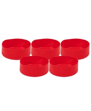 Mind Reader Silicone Hydro Bottle Sleeve Cup Holder Pack of 5