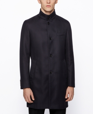 Boss Men's Shanty1 Slim-Fit Cotton Coat