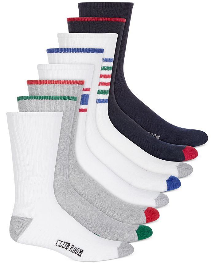 Club Room Men's 8Pk. Crew Socks, Created for Macy's Macy's