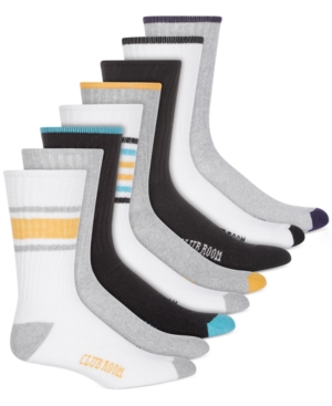 Club Room Men's Crew Socks - 8-Pack Created for Macy's