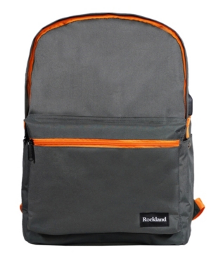 Shop Rockland Classic Laptop Backpack In Charcoal