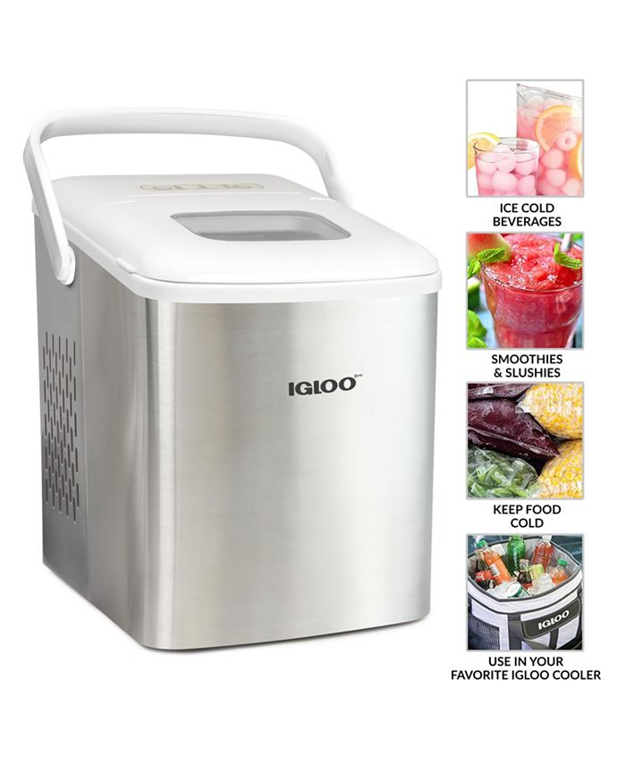 Igloo ICEB26HNSSWL 26Pound Automatic SelfCleaning Portable Countertop