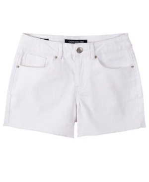 Calvin Klein Big Girls Cut Off Boyfriend Shorts