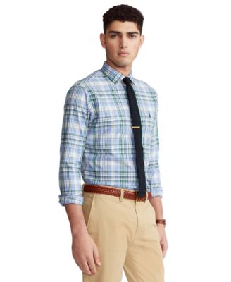 Polo Ralph Lauren - Men's Classic-Fit Plaid Poplin Shirt