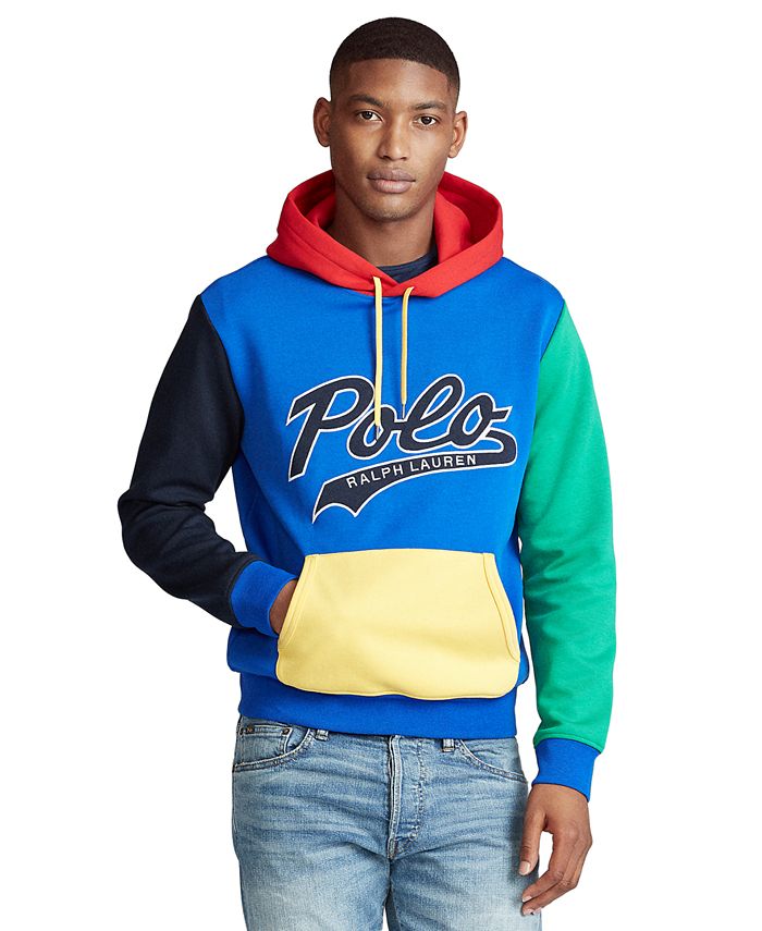 Polo Ralph Lauren Men's Color-Blocked Logo Hoodie & Reviews - Hoodies &  Sweatshirts - Men - Macy's