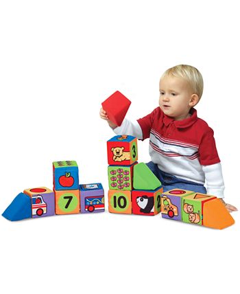 Melissa and Doug - Kids' Match & Build Toy Blocks