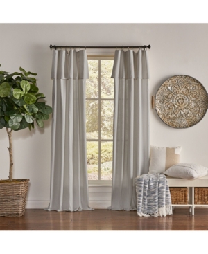 Keeco Mercantile 50" X 63" Drop Cloth Curtain Panel In Gray