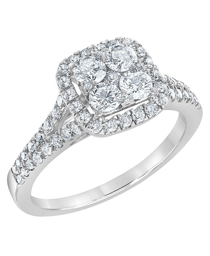 Macy's - Diamond Engagement Ring (1 ct. t.w.) in 14K White Gold