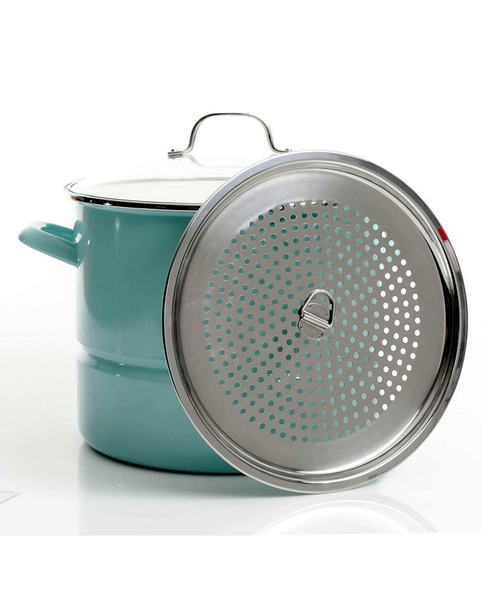 Kenmore 16 Quart Pot with Steamer Insert and Glass Lid Macy's
