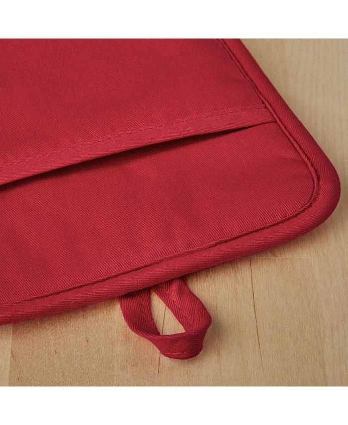 KitchenAid Ribbed Soft Silicone 2Pc. Pot Holder Set Macy's