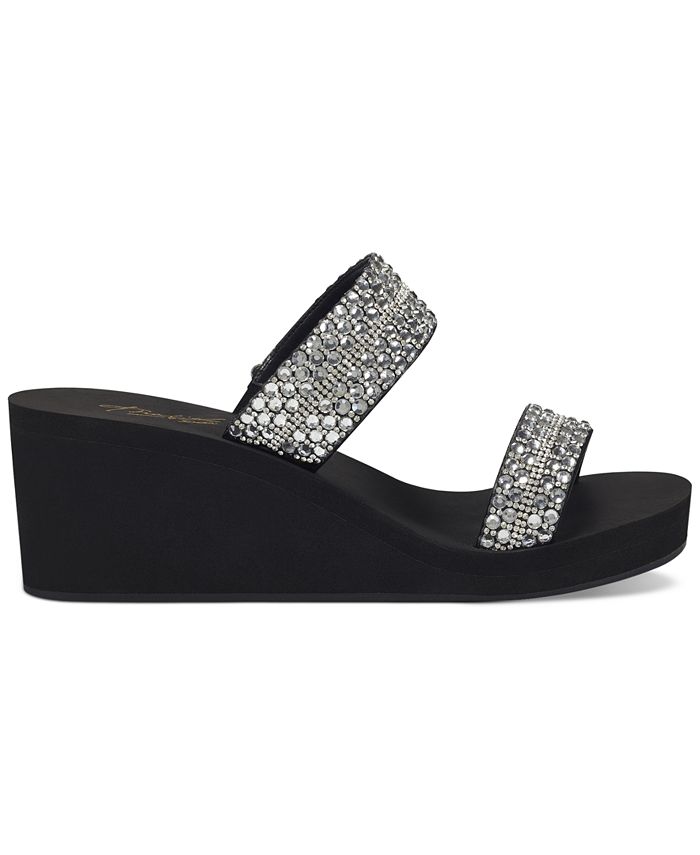 Thalia Sodi Eleanna Two-Band Wedge Sandals, Created for Macy's ...