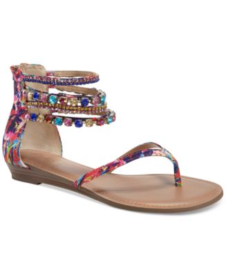Thalia Sodi Irina Bling Flat Sandals, Created for Macy's - Macy's