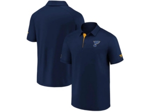 Majestic St Louis Blues Men's Locker Room Performance Polo