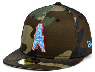 New Era Houston Oilers Team Basic 59FIFTY Fitted Cap - Macy's