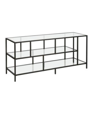 Winthrop TV Stand with Glass Shelves - Macy's