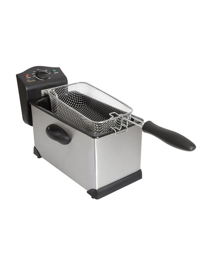 Masterbuilt Chard DF3E 3 Liter Deep Fryer, Stainless Steel Macy's