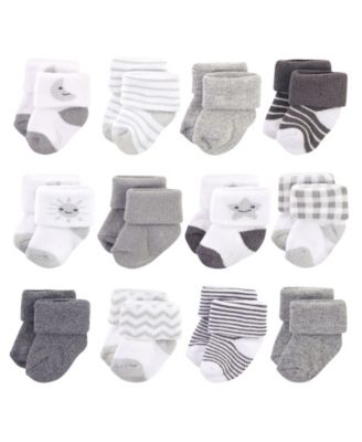Baby Boys Hudson Unisex Bulk Pack of Soft Terry Socks