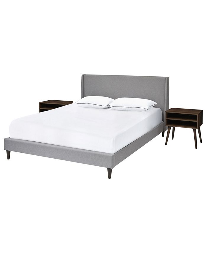 Homefare Wing Nightstand and Headboard Combo, Queen Macy's