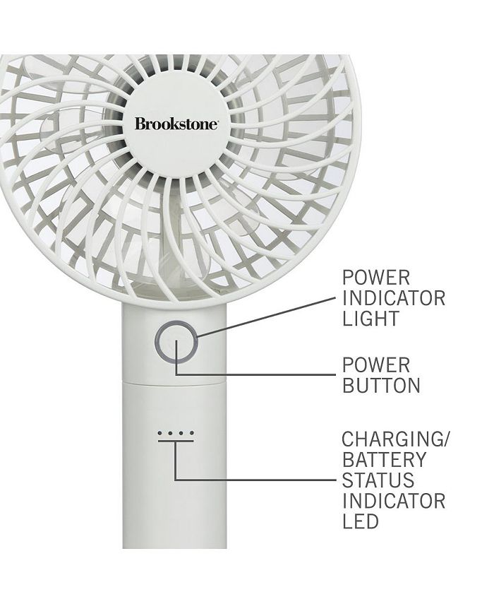 Brookstone Rechargeable Fan with Power Bank Macy