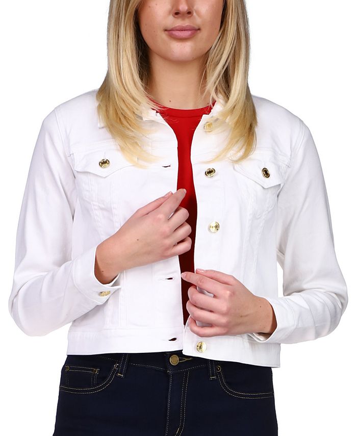 Michael Kors Denim Jacket Regular Petite Macy s