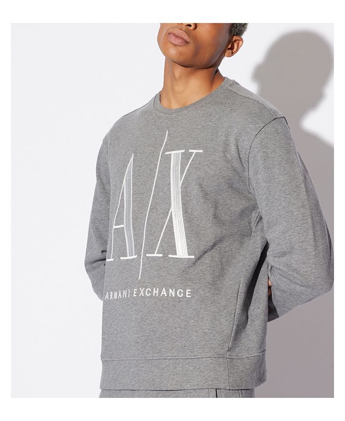 Armani exchange logo sweatshirt best sale