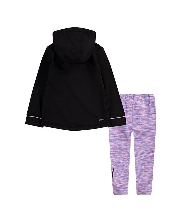 Nike Toddler Girls Taping Therma 2 Piece Jacket and Pant Set - Macy's