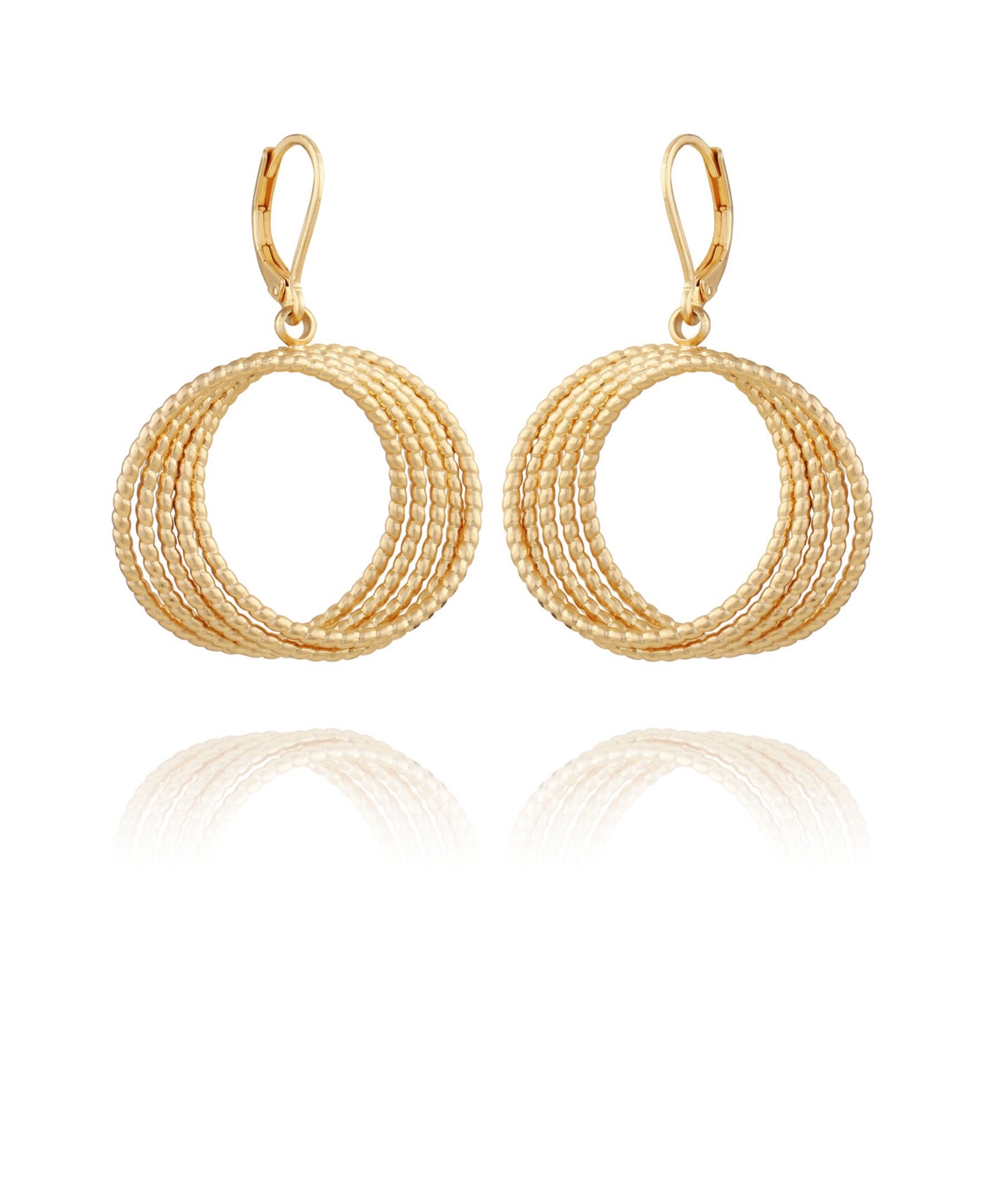 Women's Orbital Hoop Earring - Gold