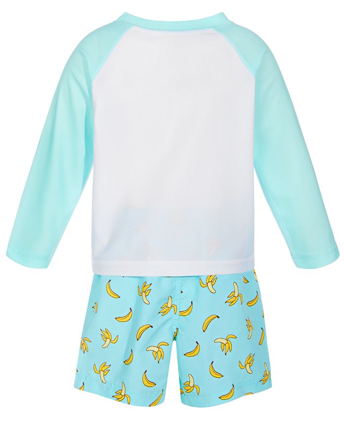 First Impressions Baby Boys 2Pc. Monkey Rash Guard Set, Created for