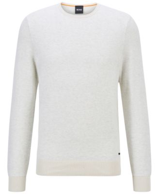 white hugo boss sweater