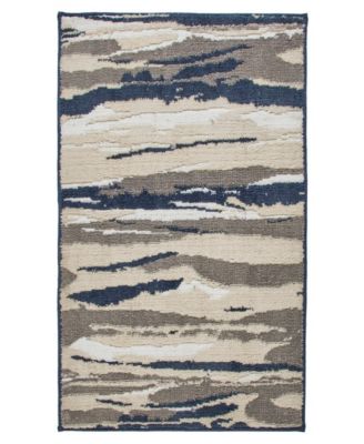Photo 1 of Seventh Studio Textured Strokes 27" x 45" Tufted Scatter Rug