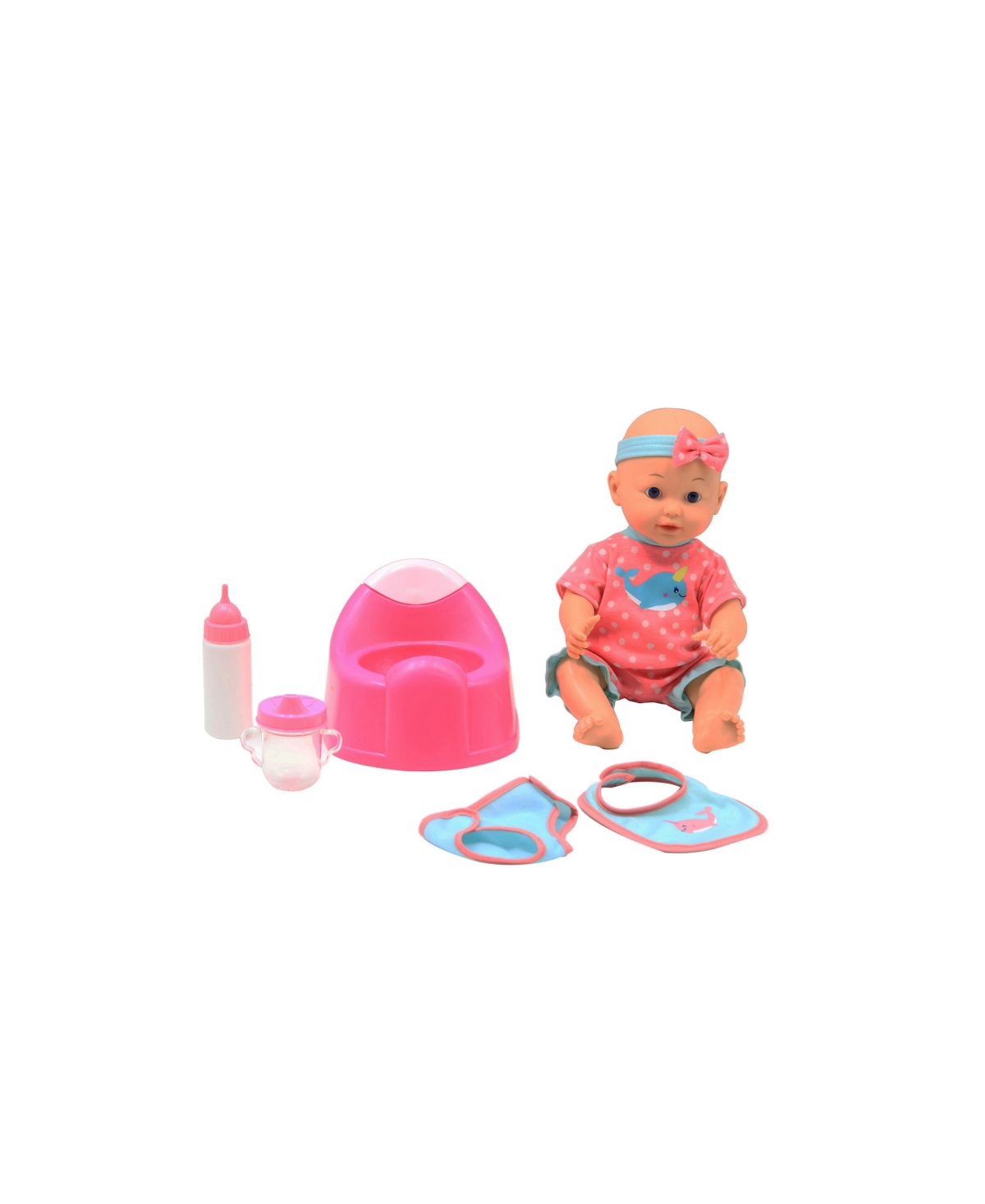 Redbox Dream Collection 14 Inch Drink And Wet Baby Doll With Training Potty In Multi