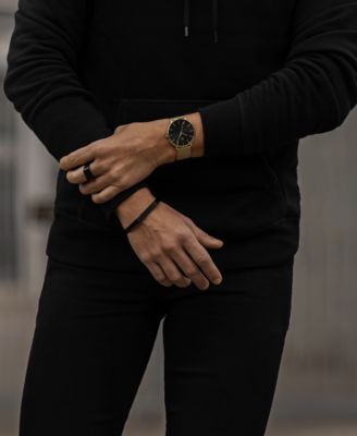 MVMT Men's Legacy Slim Gold-Tone Mesh Bracelet Watch 42mm