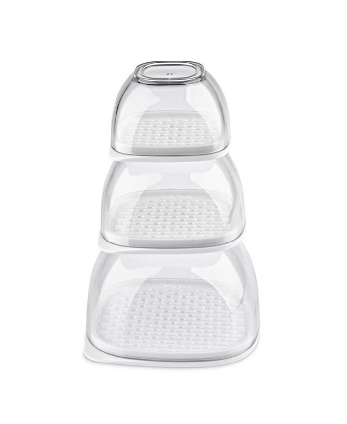 Zyliss MultiFunction Food Keepers Compact Storage Containers, Set of 3 Macy's