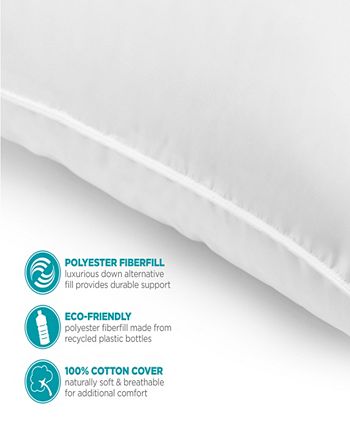 Ecosmart polyester deals fiberfill pillows