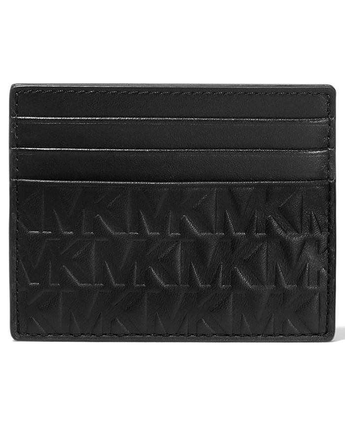 Michael Kors Men's Tall Embossed Leather Card Case Macy's