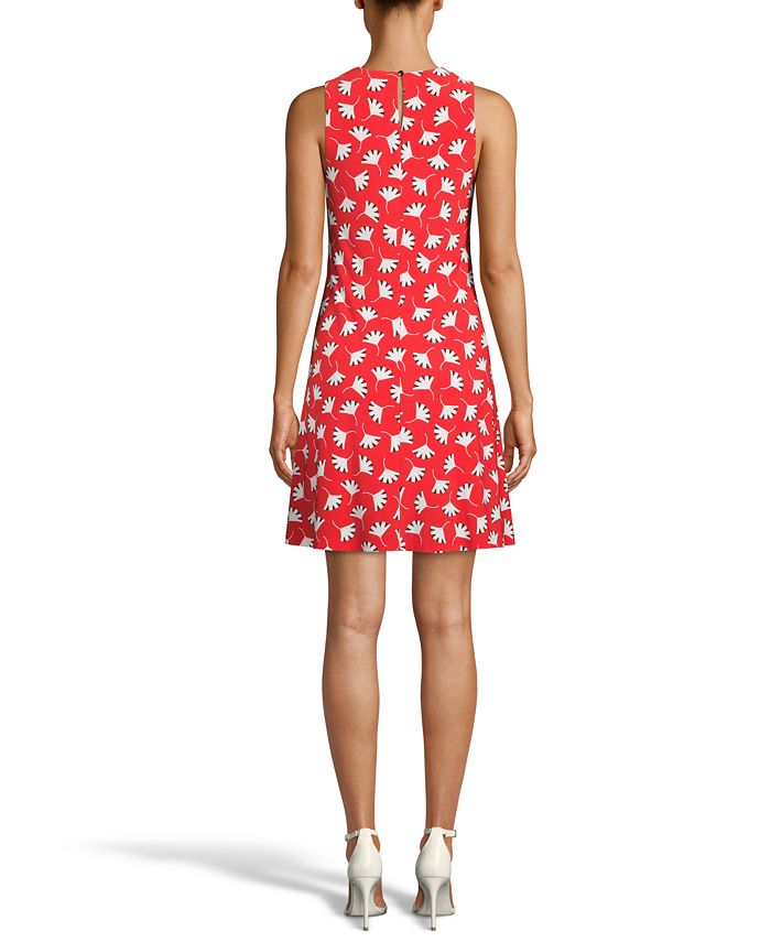 Anne Klein Ginza Printed Sleeveless Trapeze Dress & Reviews - Dresses ...