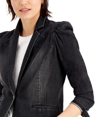 Women's Puff-Sleeve Blazer, Created for Macy's
