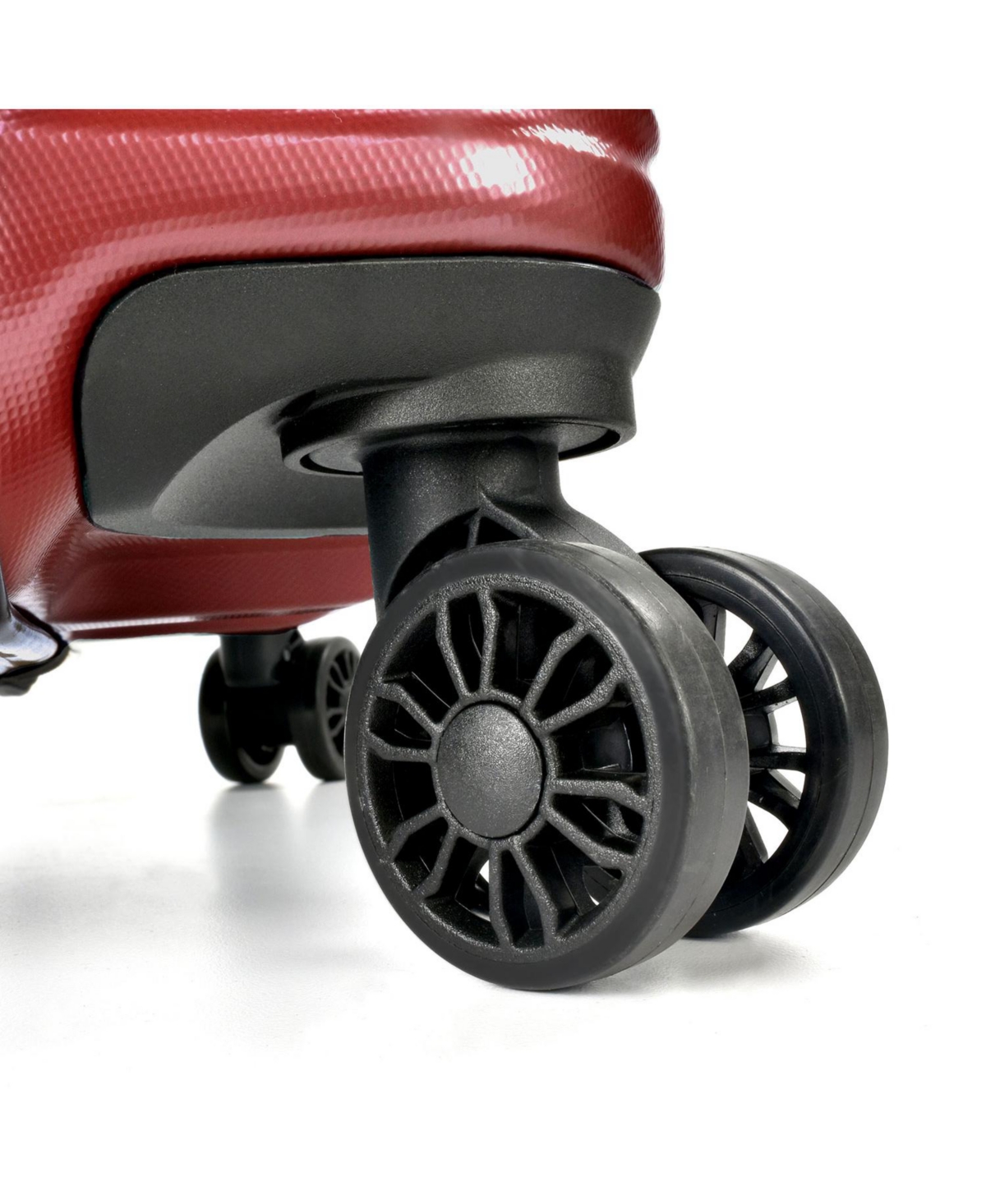 Travel Select Jaylen 3 Piece Hardside Spinners Set In Red