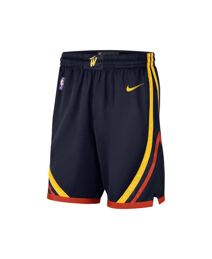 Youth Golden State Warriors Nike Royal 2020/21 Swingman Shorts - Icon  Edition
