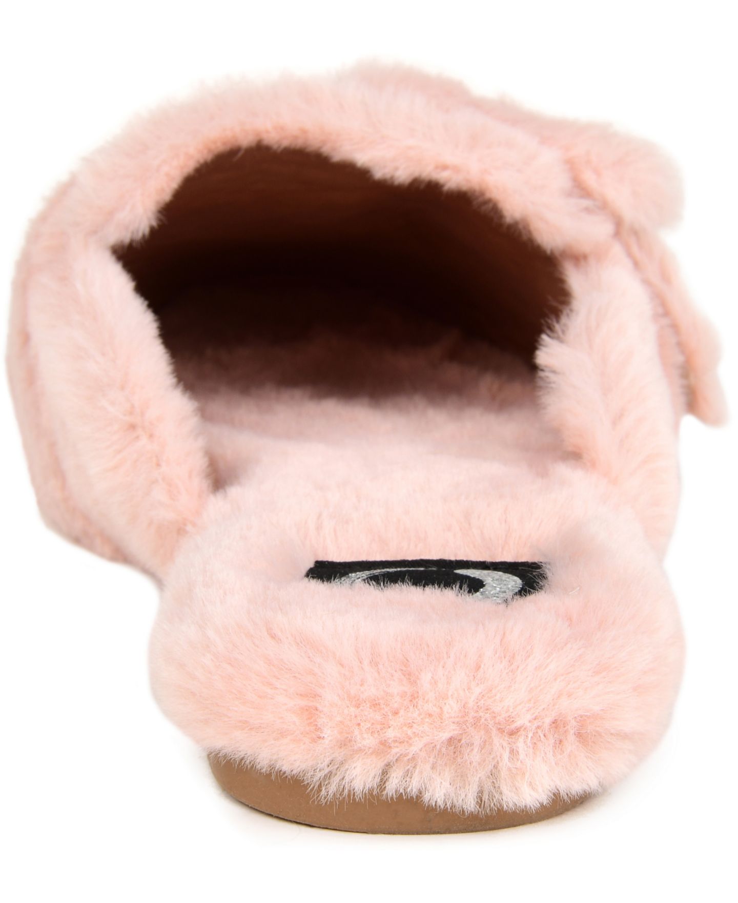 Женские тапочки Journee Collection Eara Slide Slippers, цвет: Пудровый — фото 3