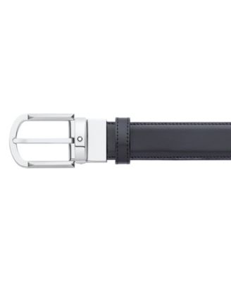 Men's Black & Brown Reversible Leather Belt