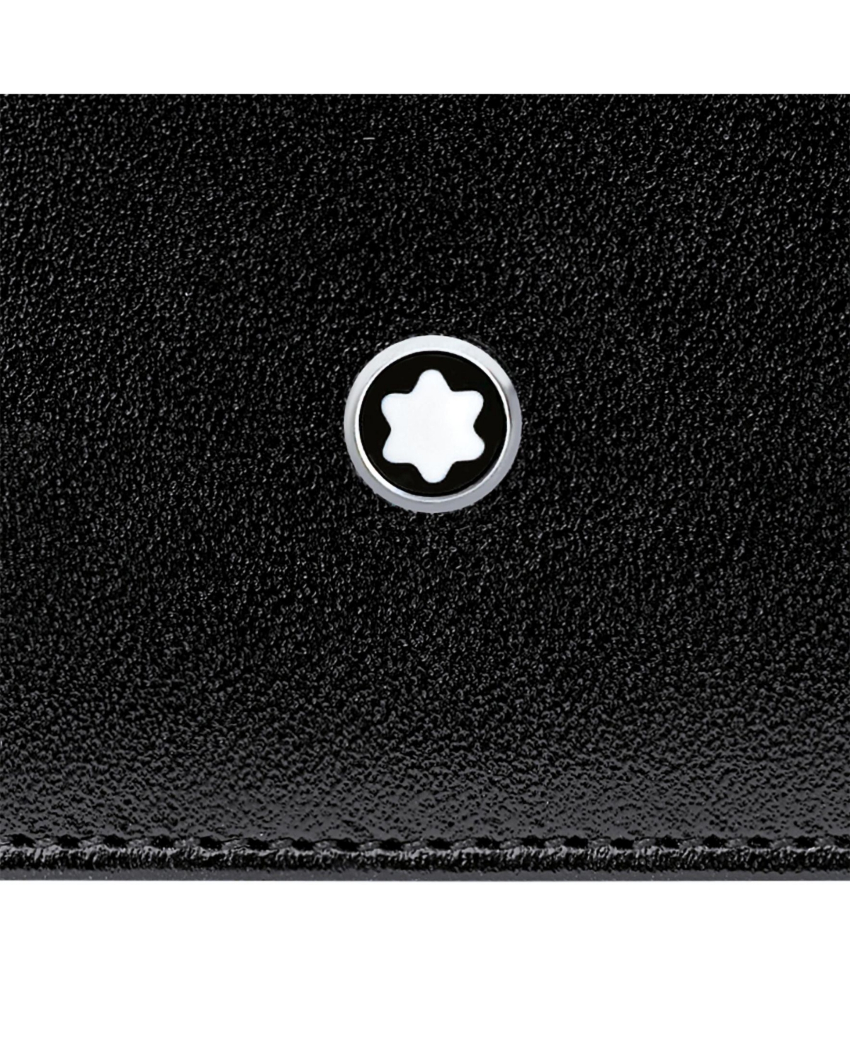 Shop Montblanc Meisterstuck Black Leather 6 Pocket Holder 106653