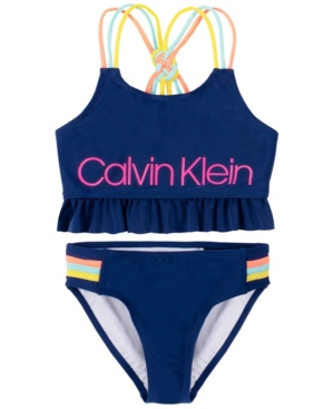 Calvin Klein Big Girls 2 Piece Swimsuit