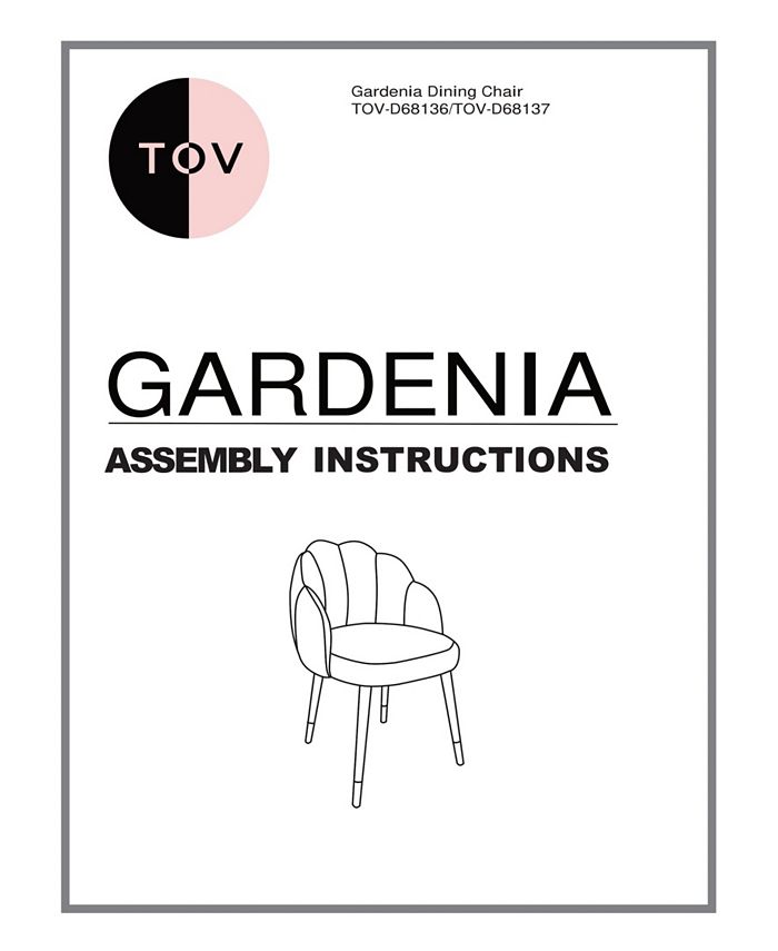 TOV Furniture Gardenia Velvet Dining Chair Macy's