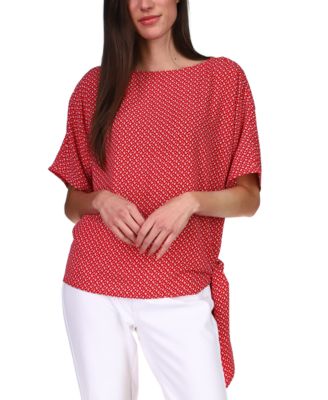 michael kors side tie top