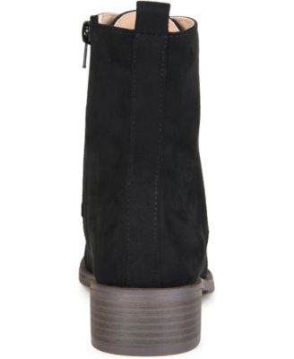 Women's Vienna Lace Up Stacked Heel Booties